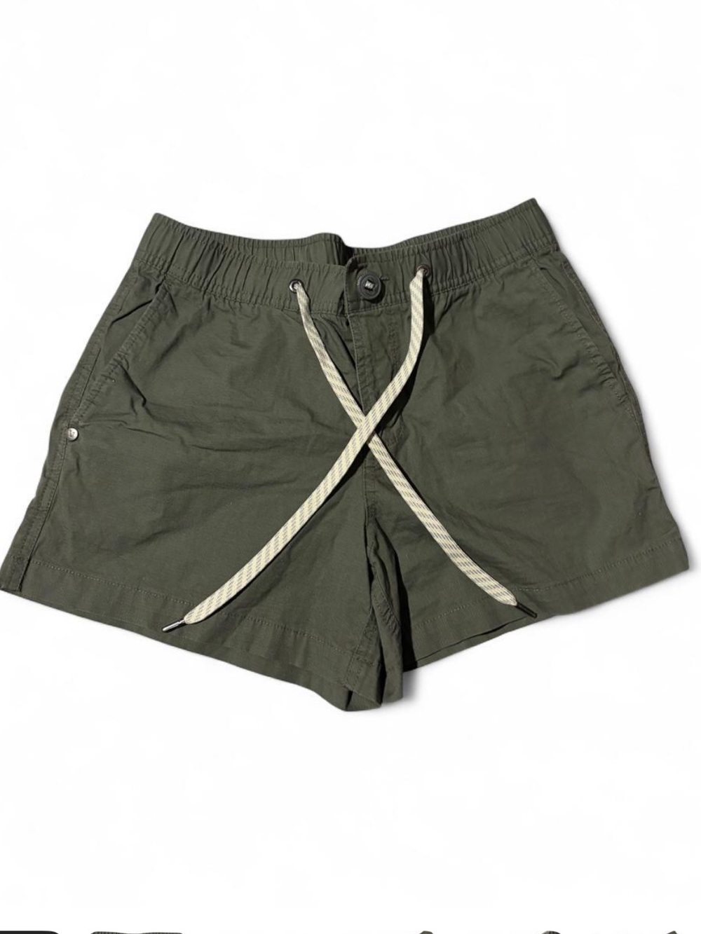 Vuori Size XS Olive Green Drawstring Athletic Shorts